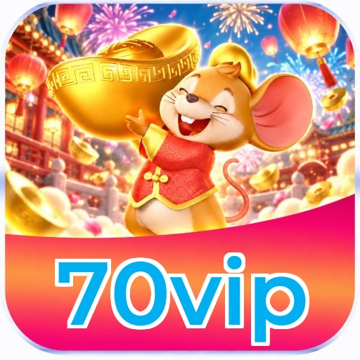 Interface da plataforma 70vip mostrando slots populares e bônus de boas-vindas